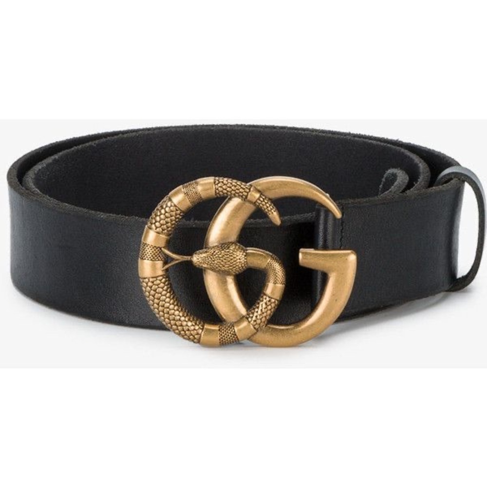 Gucci Double G Snake Buckle Belt